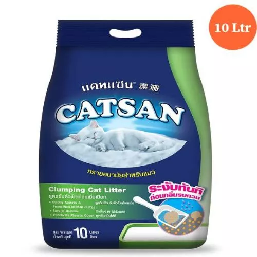 How long does 10l cat litter last